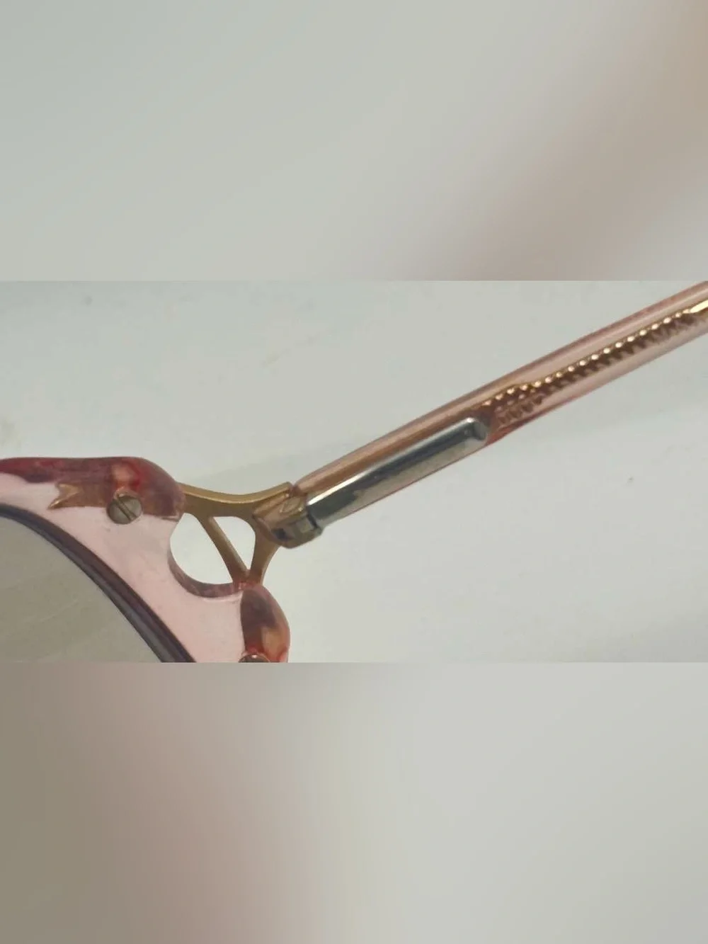 Silver Dollar Maxine Brown Translucent Oval Sunglasses Frames Only